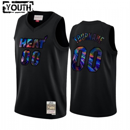 Maillot Basket Miami Heat Personnalisé Iridescent HWC Collection Swingman - Enfant
